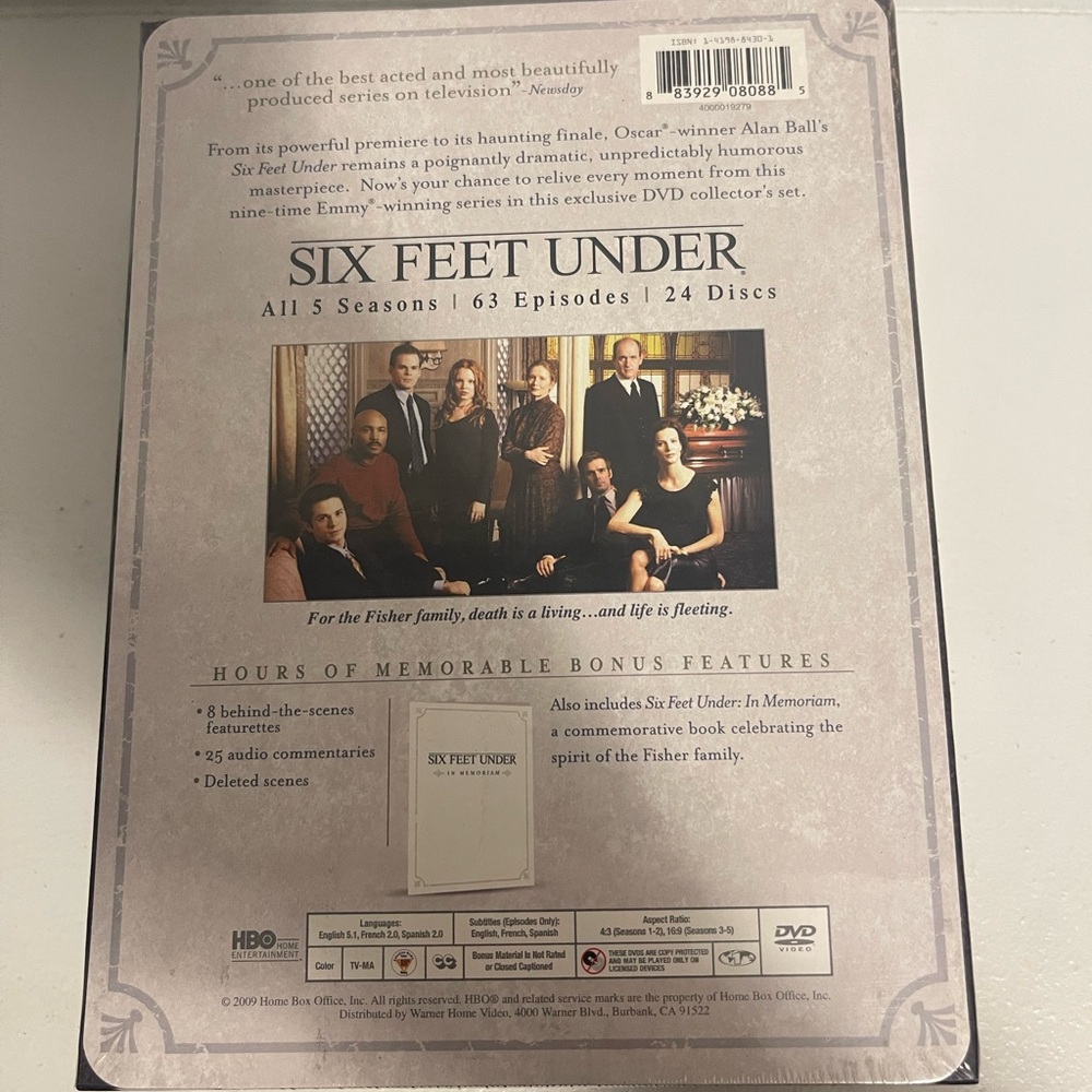 Six Feet Under – The Complete Series DVD Box Set (Brand New, Sealed) HBO - Picture 2 of 3